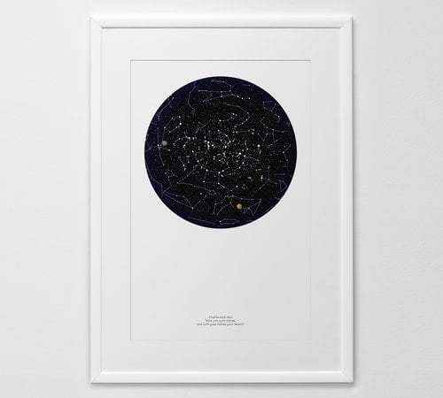 Star Chart Poster Custom