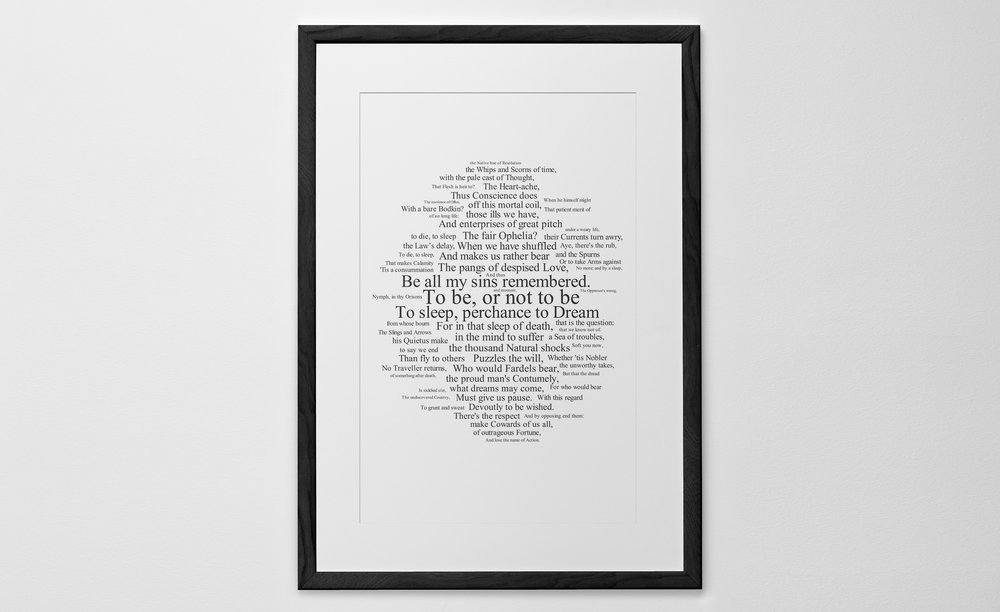 Personalised Word Cloud Print, Poster or Canvas - Posterhaste